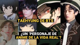 Fanáticos llaman a Taehyung de BTS un personaje de anime de la vida real