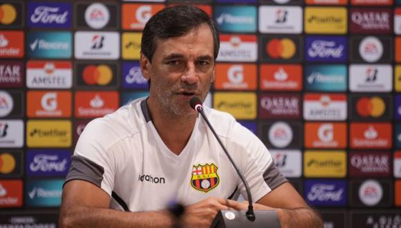 Fabián Bustos es entrenador de Barcelona SC desde enero del 2020. (Foto: Barcelona SC)