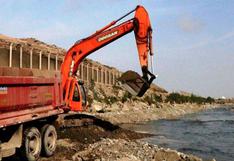 Callao: aceleran trabajos de limpieza y enrocado de ribera de río Rímac