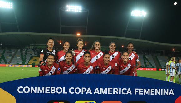 La 'Bicolor' femenina va por su segundo partido en Copa América Femenina 2022. (Foto: Twitter @SeleccionPeru)