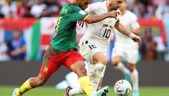 Serbia y Camerún jugaron un partidazo por la fecha 2 del Grupo G de Qatar 2022. (Foto: EFE)
