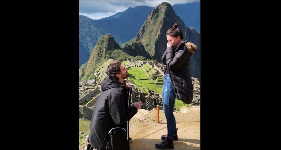 Jay Weinberg, batería de la banda Slipknot, le pidió la mano a su novia en Machu Picchu. (Foto: Instagram)