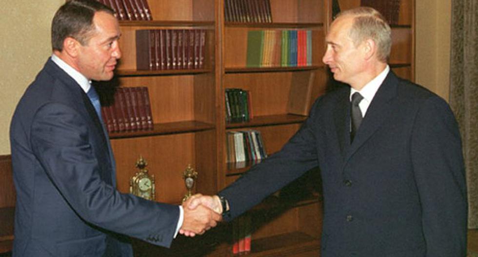 Lesin y Putin. (Foto: Presidential Press and Information Office of Russia) 