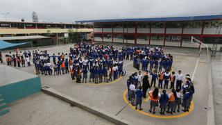 Escolares realizaron último simulacro de sismo y tsunami