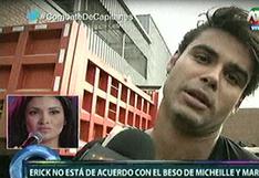 Combate: Erick Sabater molesto por "beso" entre Michelle y Mario