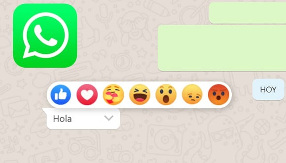 Mira el espectacular truco para tener las reacciones de Facebook dentro de WhatsApp Web. (Foto: Mag)