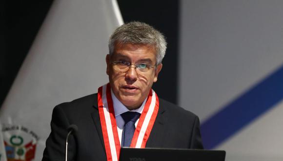 Antonio de la Haza es el presidente de la Junta Nacional de Justicia. (Foto: Jorge Cerdán / El Comercio)