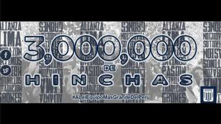 Facebook: Alianza Lima marca un récord en la red social
