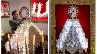 Semana Santa: el artesano ayacuchano que diseña impresionantes esculturas religiosas de cera