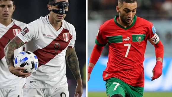 Ver partido Perú vs. Marruecos en vivo y en directo este martes 28 de marzo vía América TV y ATV por amistoso internacional de la fecha FIFA 2023. (Foto: AFP)