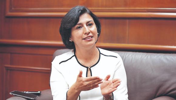 Sylvia Cáceres, ministra de Trabajo y Promoción del Empleo (MTPE)