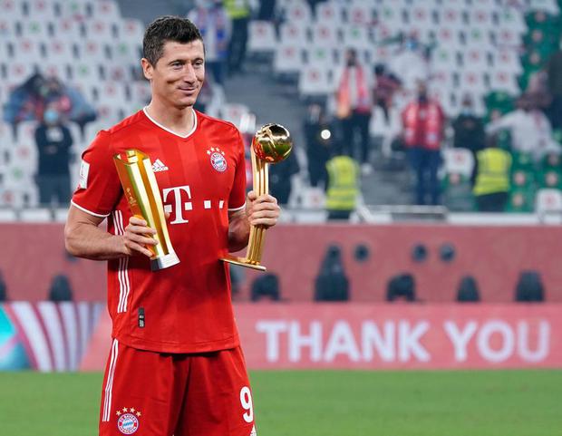 Robert Lewandowski champion and best player in the Club World Cup |  Photo: Bayern Munich