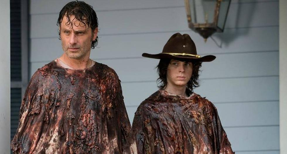 Andrew Lincoln es Rick Grimes y Chandler Riggs es Carl en 'The Walking Dead' (Foto: AMC)