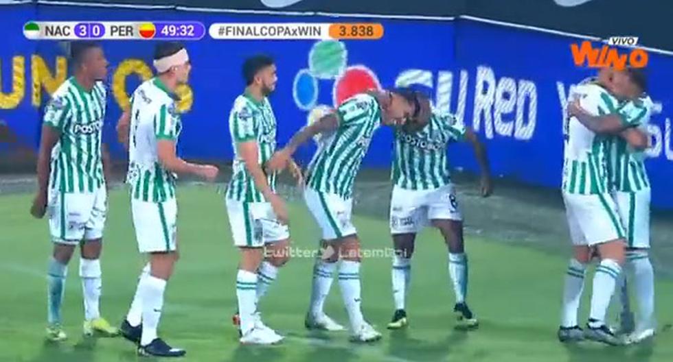 Jefferson Duque scored the 3-0 of Atlético Nacional vs.  Pereira in the final of the Copa Colombia |  VIDEO