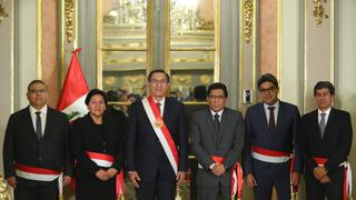 Cuatro nuevos miembros del Gabinete juraron a sus cargos en Palacio de Gobierno [FOTOS]