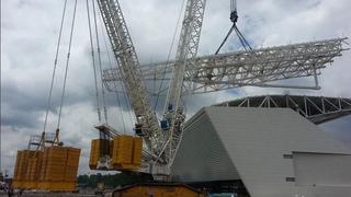 Así luce el estadio mundialista de Corinthians tras la caída del techo que dejó dos muertos en Brasil [FOTOS]