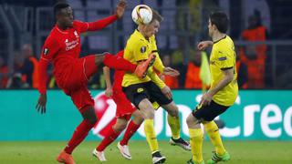 Borussia Dortmund vs Liverpool: empataron 1-1 por Europa League