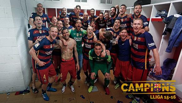 Twitter: Barcelona y su celebración por ganar la Liga de España