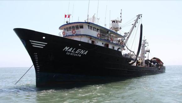 Nave Malena chocó contra la embarcación María Esperanza en abril del 2018. (Foto: Ministerio Público del Santa)