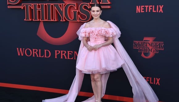 Millie Bobby Brown también contó cómo fue que la aceptaron para Stranger Things de Netflix. (Foto: Chris Delmas / AFP)