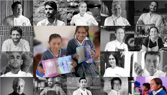 Micha Tsumura, Virgilio Martínez, Pía León, José del Castillo, Jorge Muñoz, Jaime Pesaque, James Berckemeyer, Marilú Madueño y otros de los destacados chefs que participan en Misión Sabor, a favor de las obras sociales de Misión Huascarán. (Foto: Difusión)