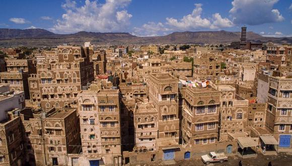 Casco antiguo de Saná, en Yemen. (Getty Images).