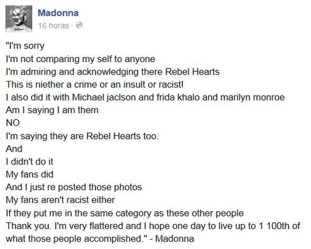 Madonna se disculpó por promocionar disco con fotos de Mandela - 2