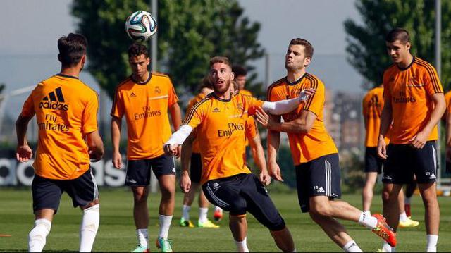 Real Madrid practicó penales en su entrenamiento de hoy - 1