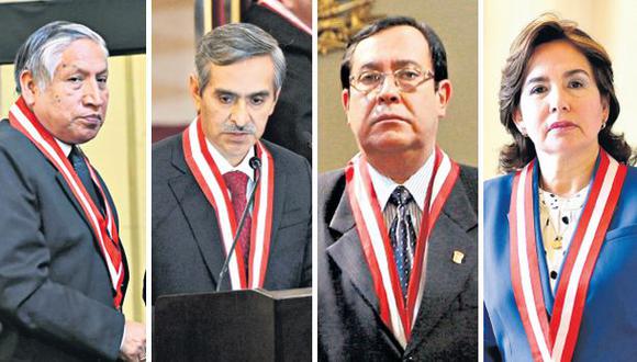 Cuatro candidatos buscan la presidencia del Poder Judicial