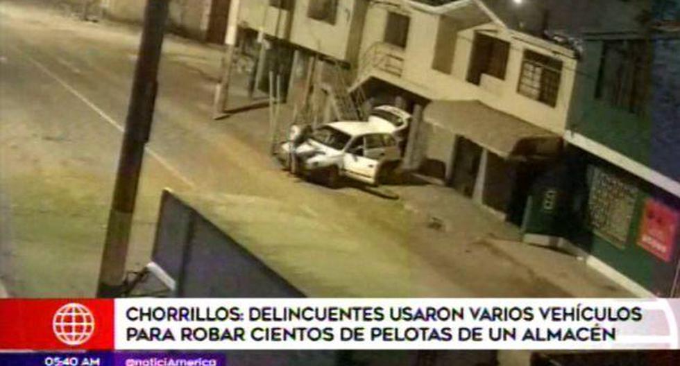 El robo se produjo en la madrugada. (Foto: Captura/América Noticias)