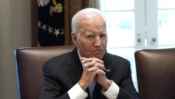 El presidente estadounidense, Joe Biden, celebra una reunión de su Gabinete contra el Cáncer en la Casa Blanca en Washington, DC, EE.UU., el 13 de septiembre de 2023. (Foto de EFE/EPA/YURI GRIPAS)