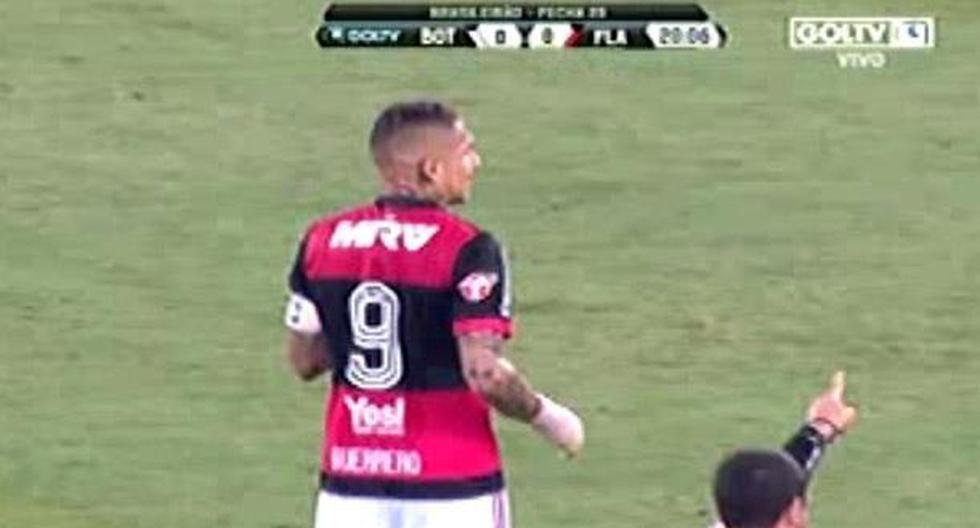 Flamengo gozó con esta acción de Paolo Guerrero ante Botafogo. (Video: GolTV - YouTube)