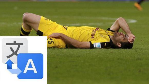 Google Traductor confundió a jugador del Dortmund con un actor