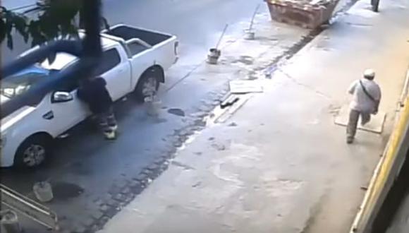 YouTube: empresario disparó a ladrón que quiso robarle [VIDEO]