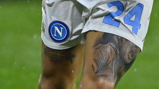 Insigne estrenó tatuaje en homenaje a Diego Maradona en el Napoli-Real Sociedad