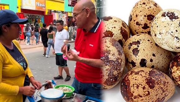 TikTok Viral: así reaccionó un turista colombiano tras ver a una peruana vendiendo huevo de codorniz | Composición: @germanmauricioosorio - TikTok / Andina