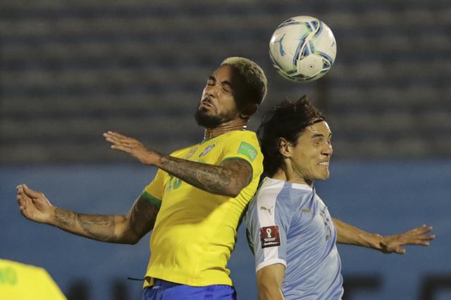 Brasil - Uruguay, por Eliminatorias Qatar 2022. (Foto: AFP)