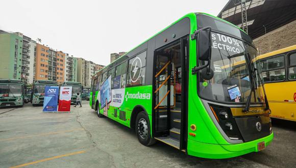 Presentan el primer bus eléctrico hecho en Perú. (Foto: MTC)