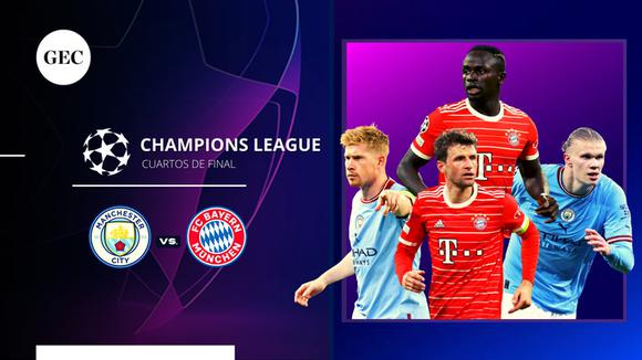 Manchester City vs. Bayern de Múnich: apuestas, horarios y canales de TV para ver la Champions League