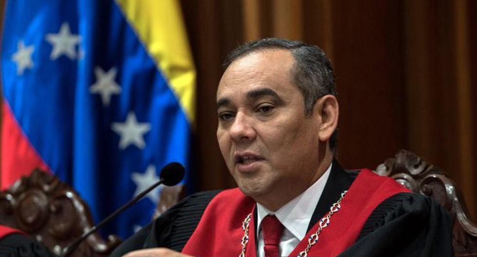 Presidente del Tribunal Supremo de Justicia de Venezuela, el magistrado Maickel Moreno. (Foto: EFE)