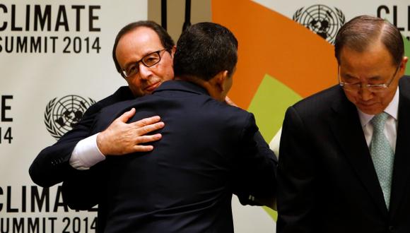 ¿A qué se debió este abrazo entre Humala y Hollande en la ONU?