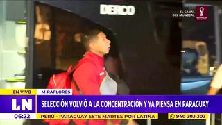 A pasar página: la Selección Peruana regresó a Lima con miras al partido ante Paraguay | VIDEO