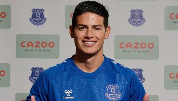 James Rodríguez firmó contrato por Everton por las próximas dos temporadas. (Foto: Everton)
