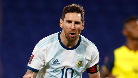 Con gol de Lionel Messi de penal, Argentina vence 1-0 a  Ecuador en la primera fecha de las Eliminatorias Qatar 2022. (Foto: AFP)