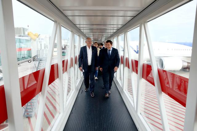 PPK arribó la tarde del jueves a Buenos Aires, donde participará en diversas actividades oficiales. (Foto: Presidencia)