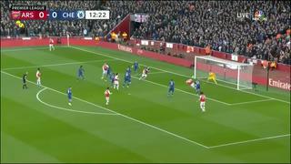 Arsenal vs. Chelsea: Aubameyang abrió el marcador con un remate de cabeza | VIDEO