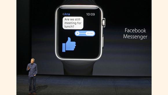 Facebook Messenger dejará de funcionar en los Apple Watch a partir de junio. (Foto: Reuters)