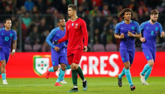 Portugal vs. Holanda: partido amistoso con Cristiano en Ginebra. (Foto: AFP)