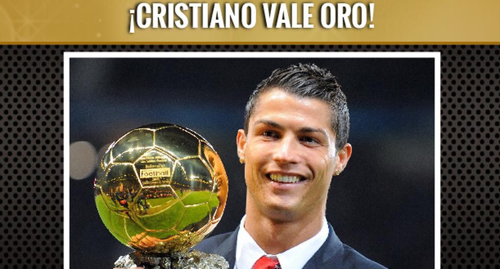 Cristiano Ronaldo ganó el Balón de Oro FIFA 2014.