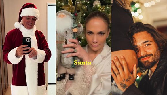 Alejandro Sanz, J.Lo, Maluma y más famosos disfrutaron de las fiestas navideñas en compañía de sus seres queridos. (Foto: Instagram)